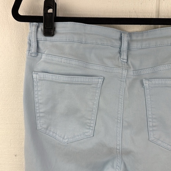 Buffalo Women's Size 8 Havana Hi-Rise Soft Stretch Ankle Skinny Light Blue Jeans - Picture 6 of 11